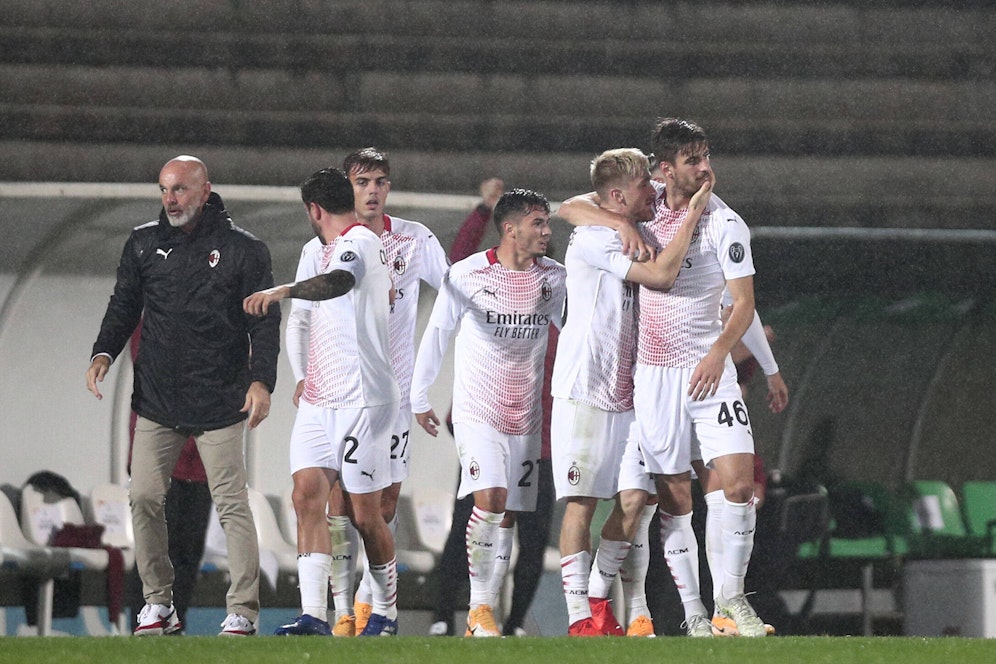 Jubel bei AC Milan. 