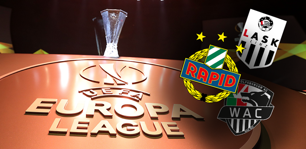 Die möglichen Gegner für die ÖFB-Klubs.