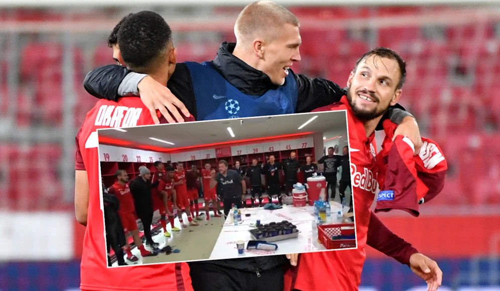 Salzburg feiert den Einzug in die Champions League.