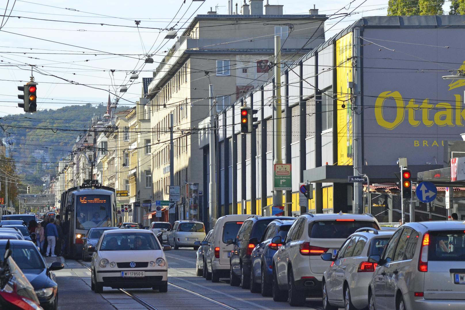 Die Wiener Thaliastraße.