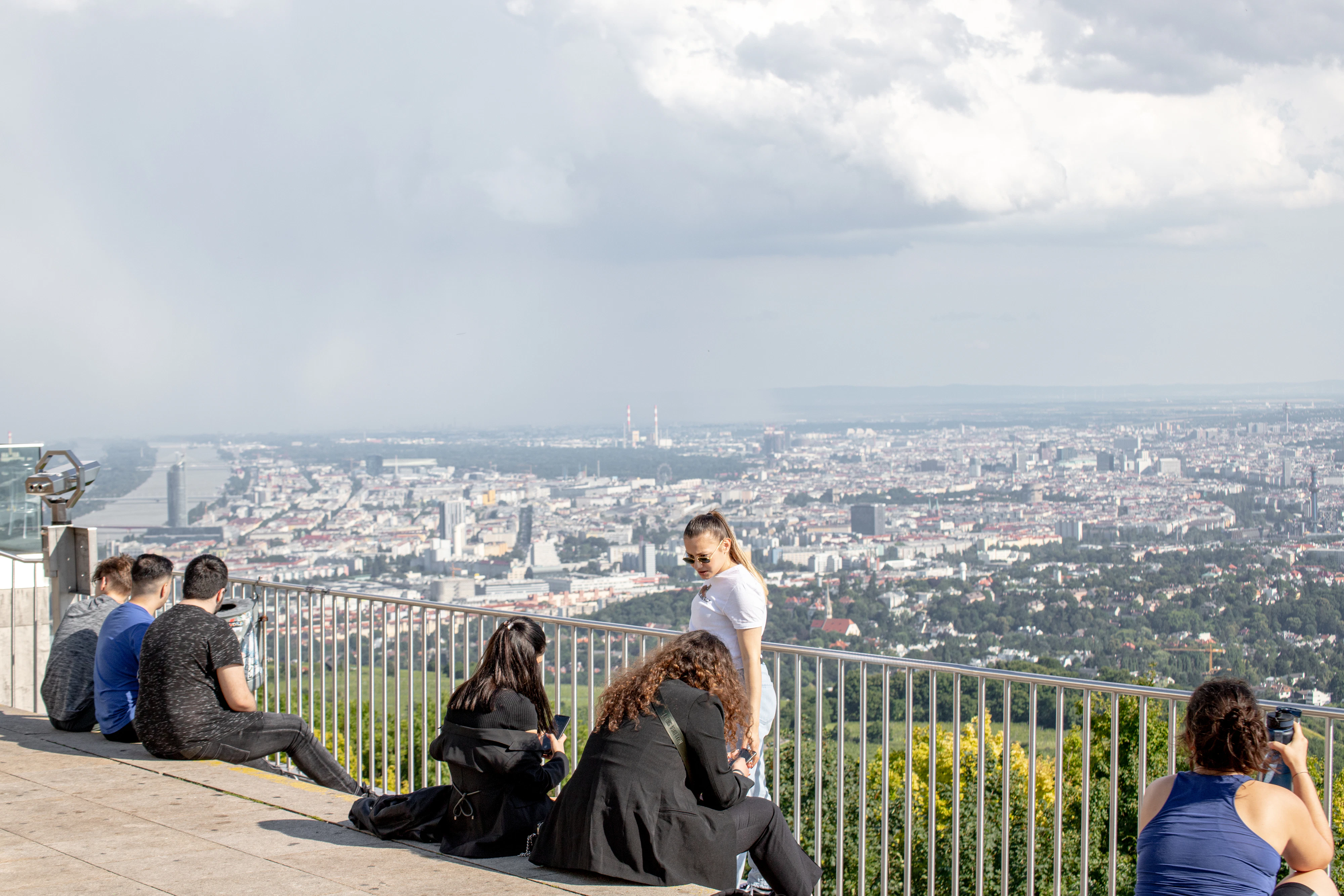 Blick über Wien vom Kahlenberg: Er ist einer der Hotspots in der Corona-Pandemie.