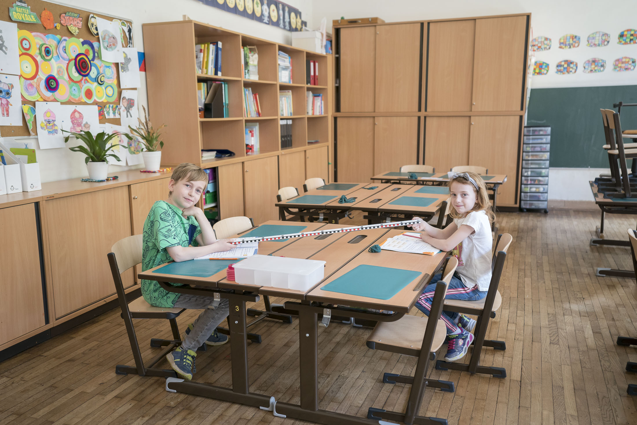 Covid-Schüler müssen isoliert werden.