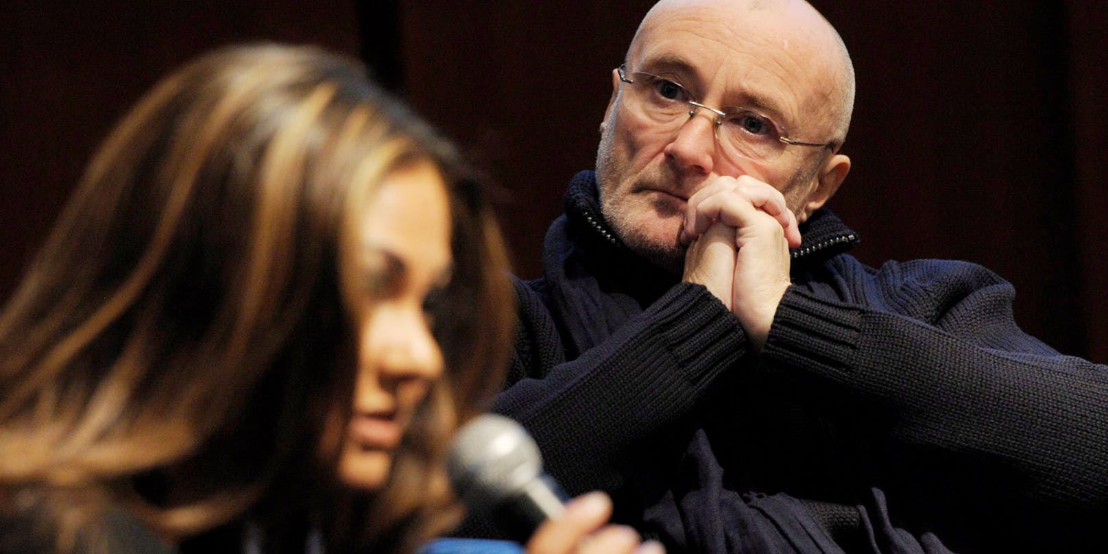 Phil Collins und seine Ex-Frau Orianne Cevey.