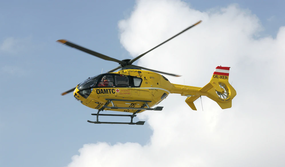 Gerhard Schlatzer wurde mit dem Helikopter abtransportiert. (Symbolbild)