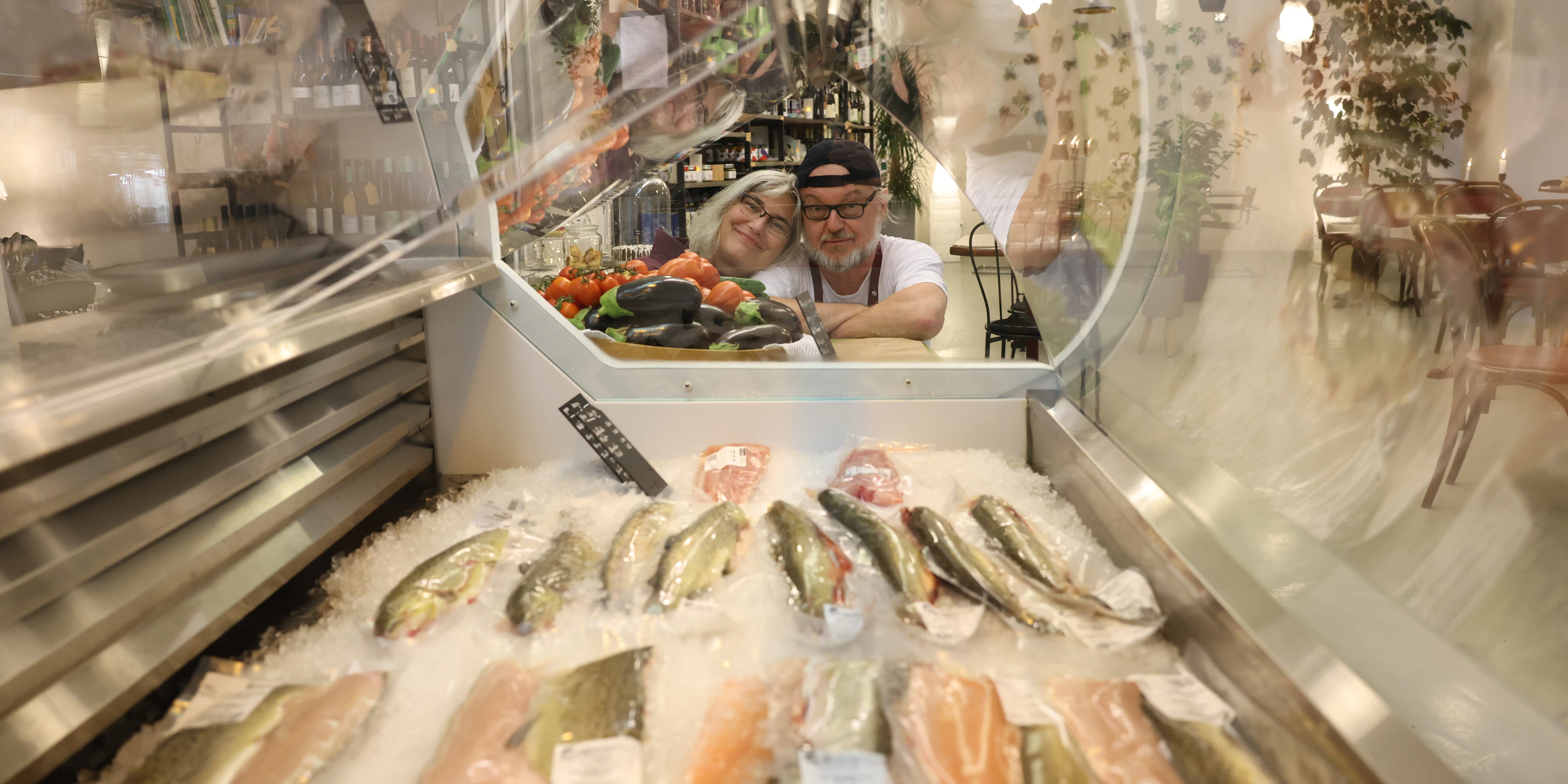 In der "Fischerie" gibt es eine große Auswahl an heimischen Fischen.