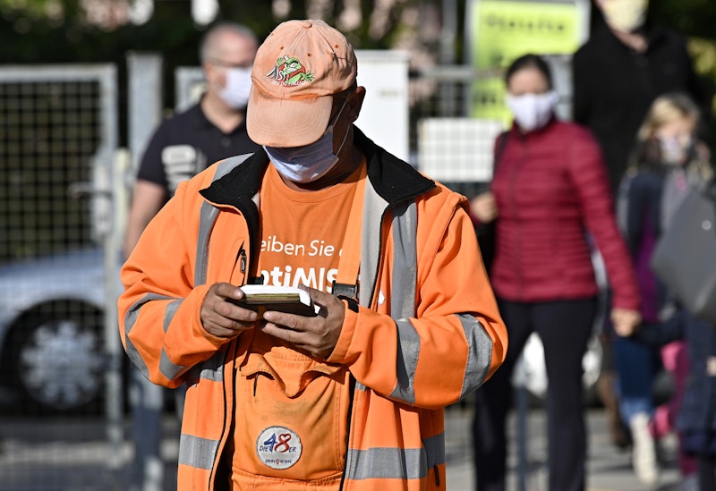 Strenge Hygienemaßnahmen sorgen für die sichere Durchführung der Wahl.