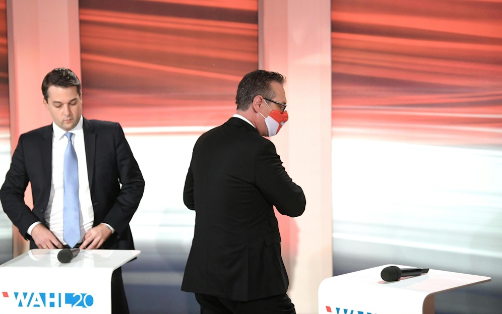 Nepp gibt Strache die Schuld am Wahlergebnis.