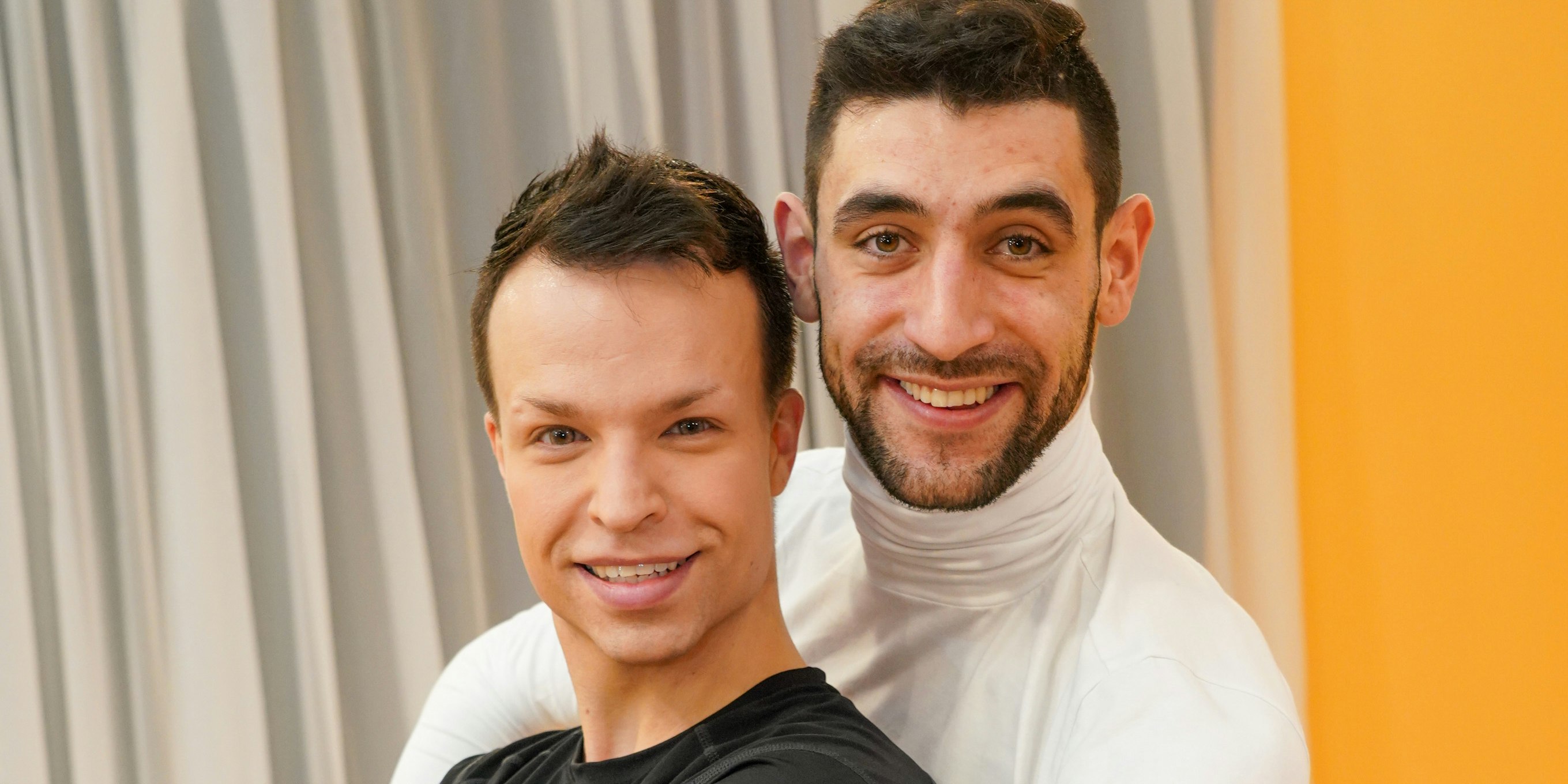 Kein endgültiger Abschied: Tamara Mascara – beim Training als Raphael – und Tanzpartner Dimitar haben gemeinsame Projekte in Planung. 