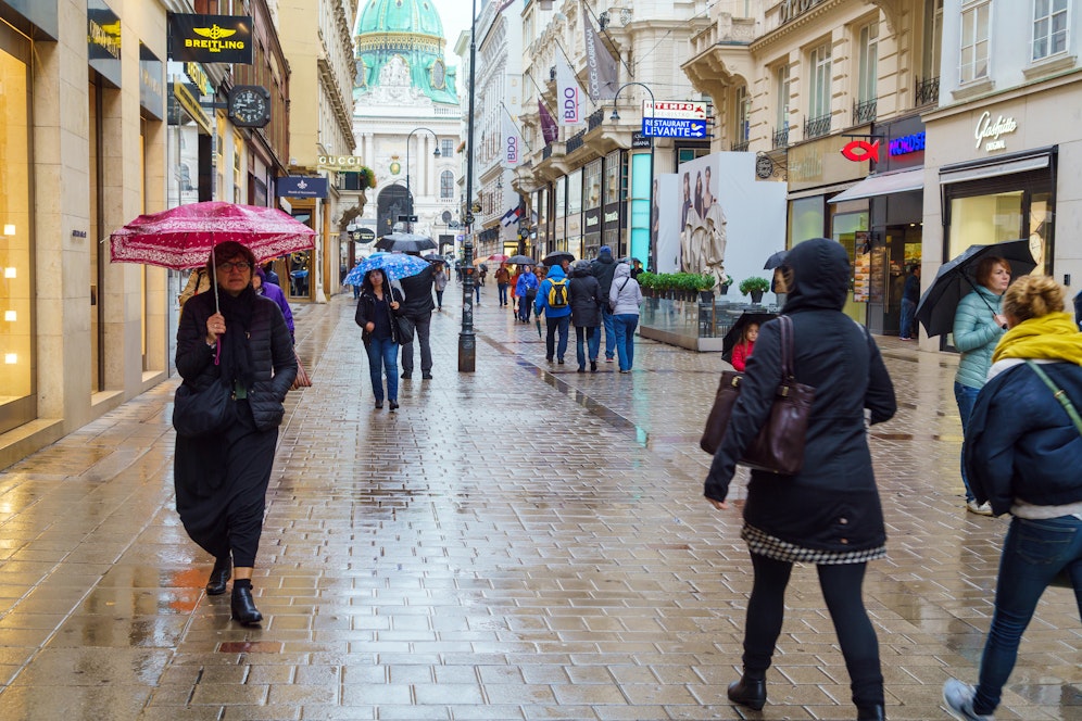 Es wird trüb und regnerisch in Österreich.