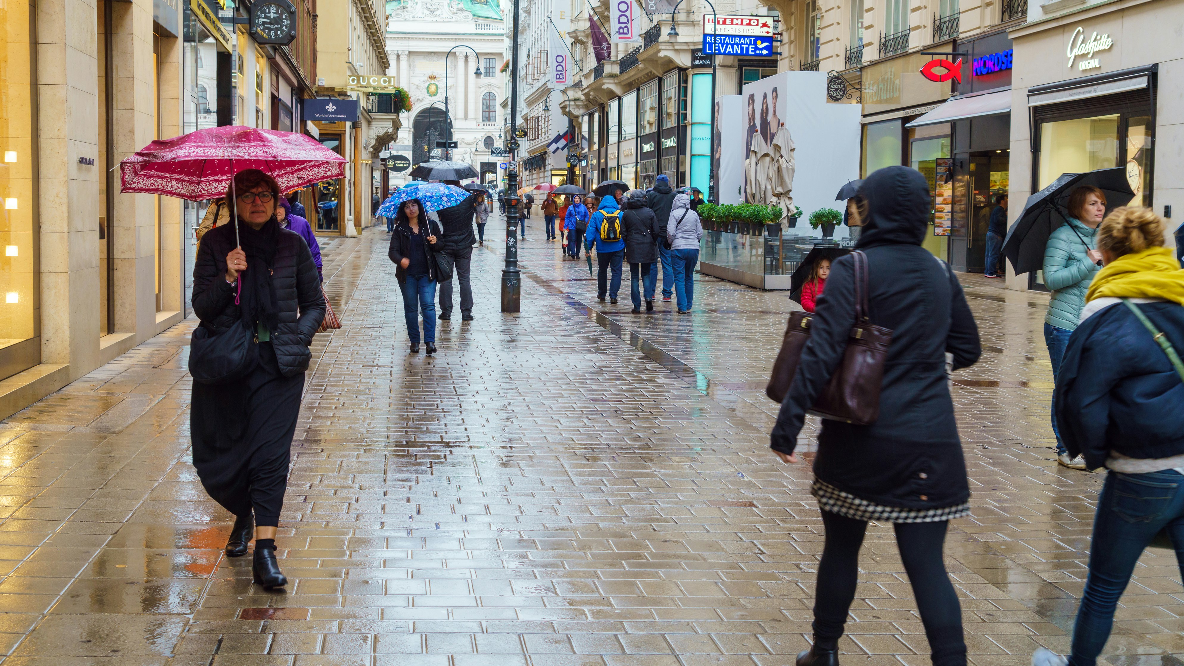 Es wird trüb und regnerisch in Wien.