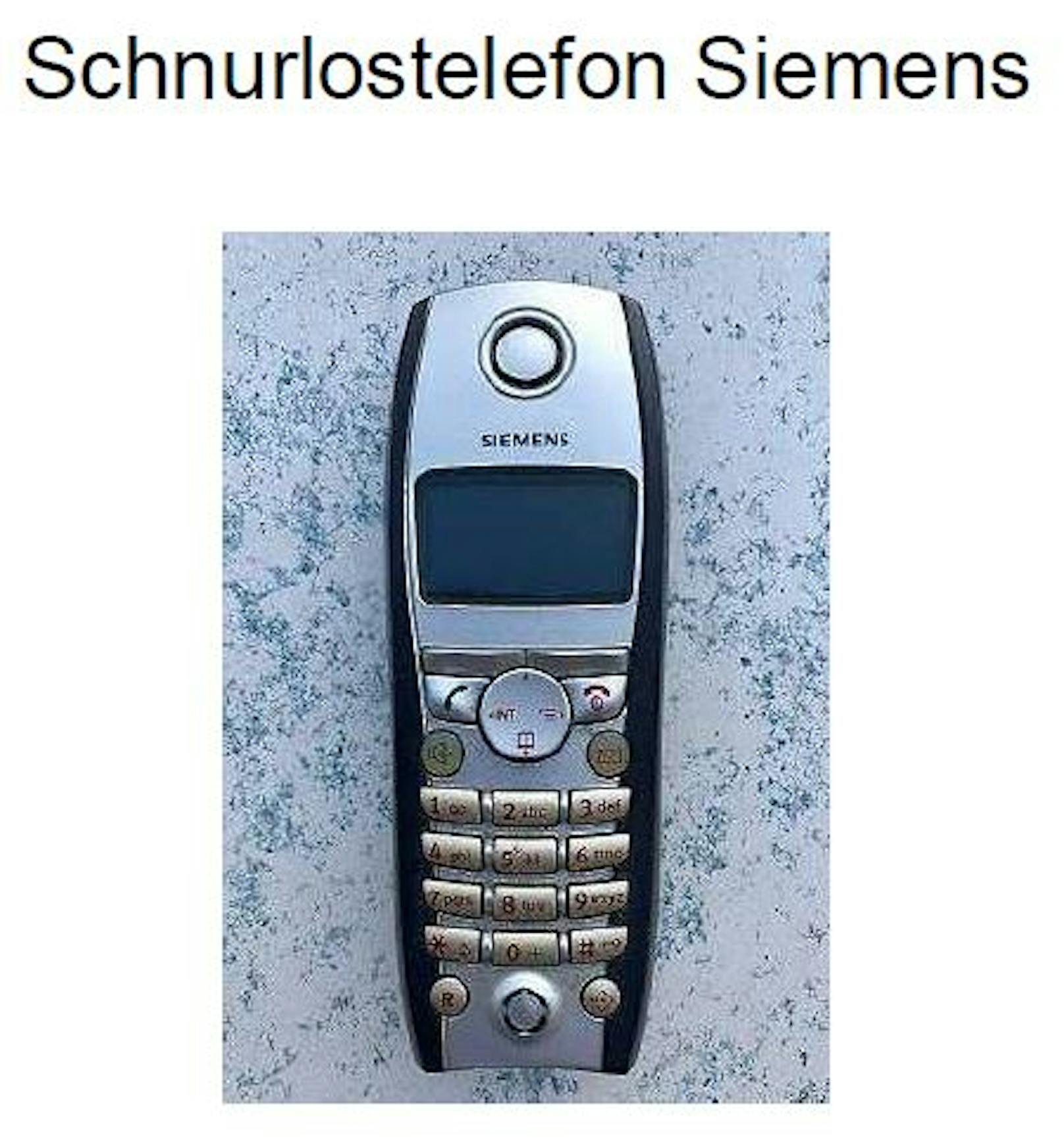 Schnurlostelefon Siemens