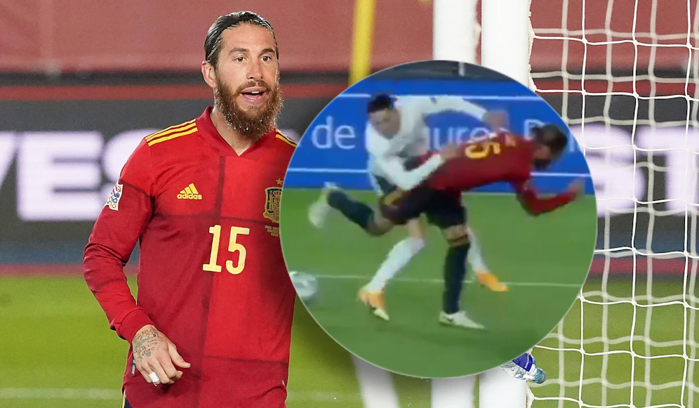 Sergio Ramos ist im Strafraum der Chef.