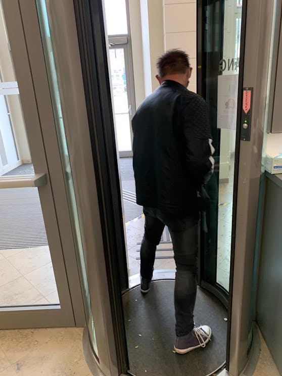 Angeklagter vor Gericht