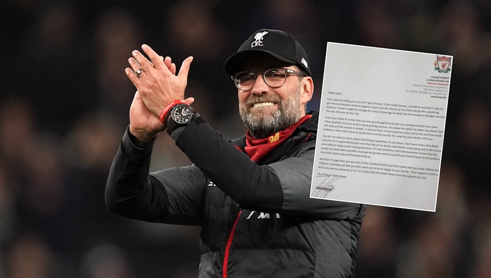 Jürgen Klopp antwortet auf den Brief eines 11-jährigen Fans