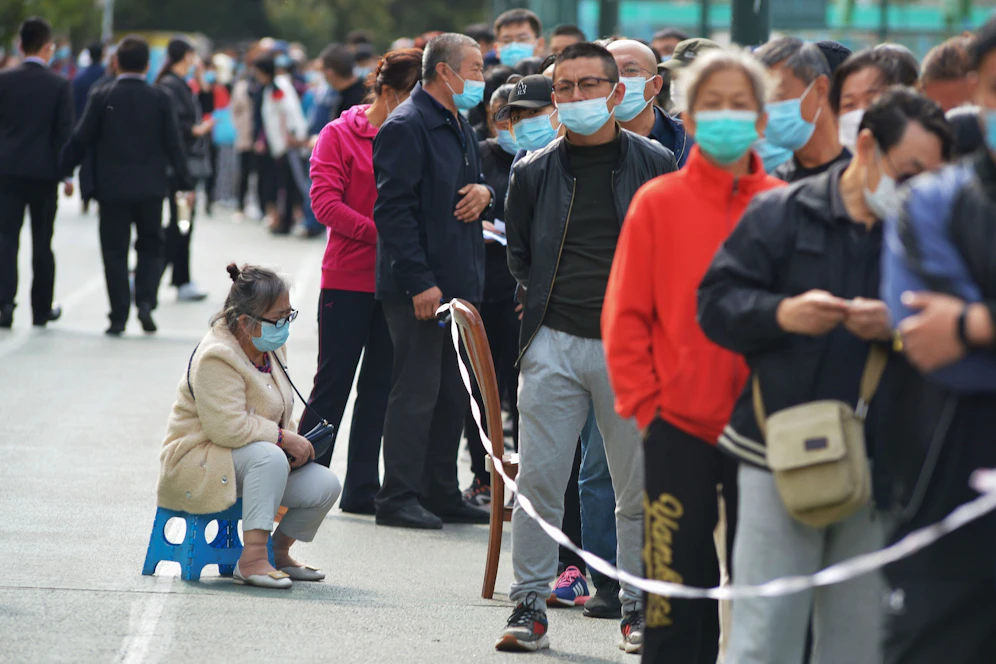 In der ostchinesischen Stadt Qingdao sollen alle Einwohner auf Corona getestet werden.