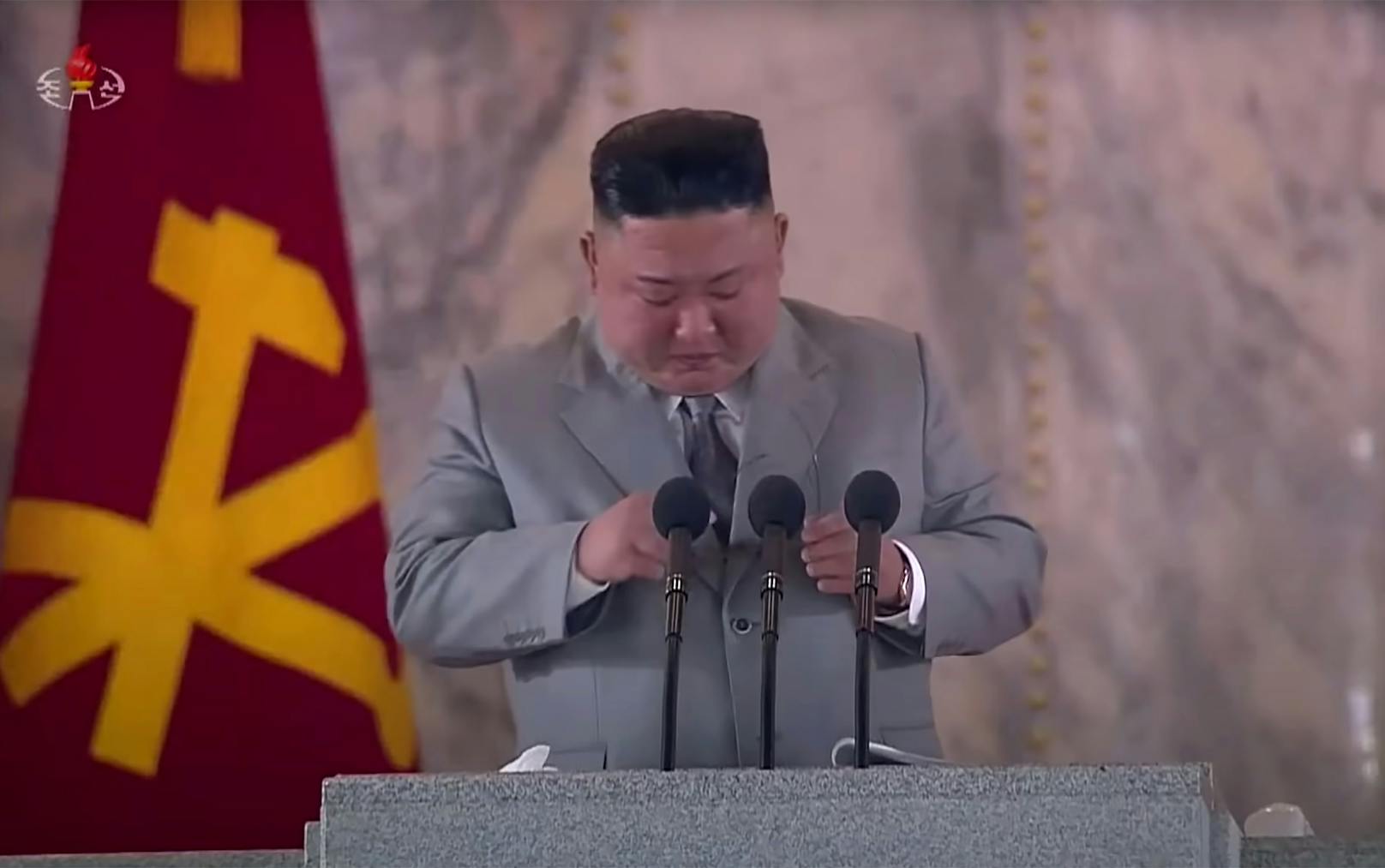 Zu Tränen gerührt: Kim Jong-un