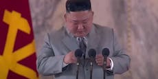 Diktator Kim Jong-un bricht bei Rede in Tränen aus