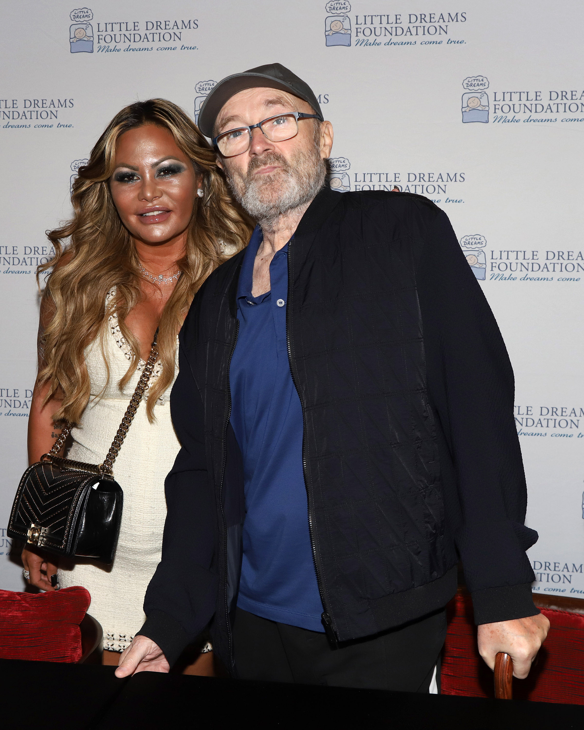 Phil Collins und seine Ehefrau Orianne Cevey