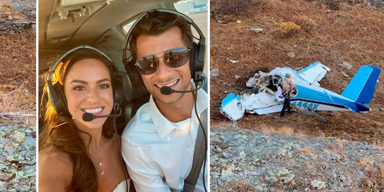 Frisch verheiratetes Paar stirbt bei Flugzeugabsturz