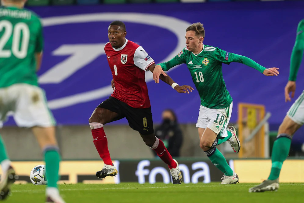 David Alaba gegen Nordirland