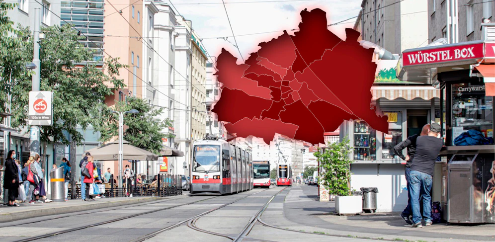 Favoriten und Simmering sind die neuen Corona-Hotspots in Wien.