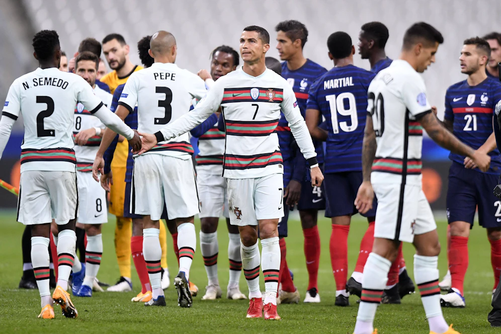 Ronaldo beim Länderspiel gegen Frankreich