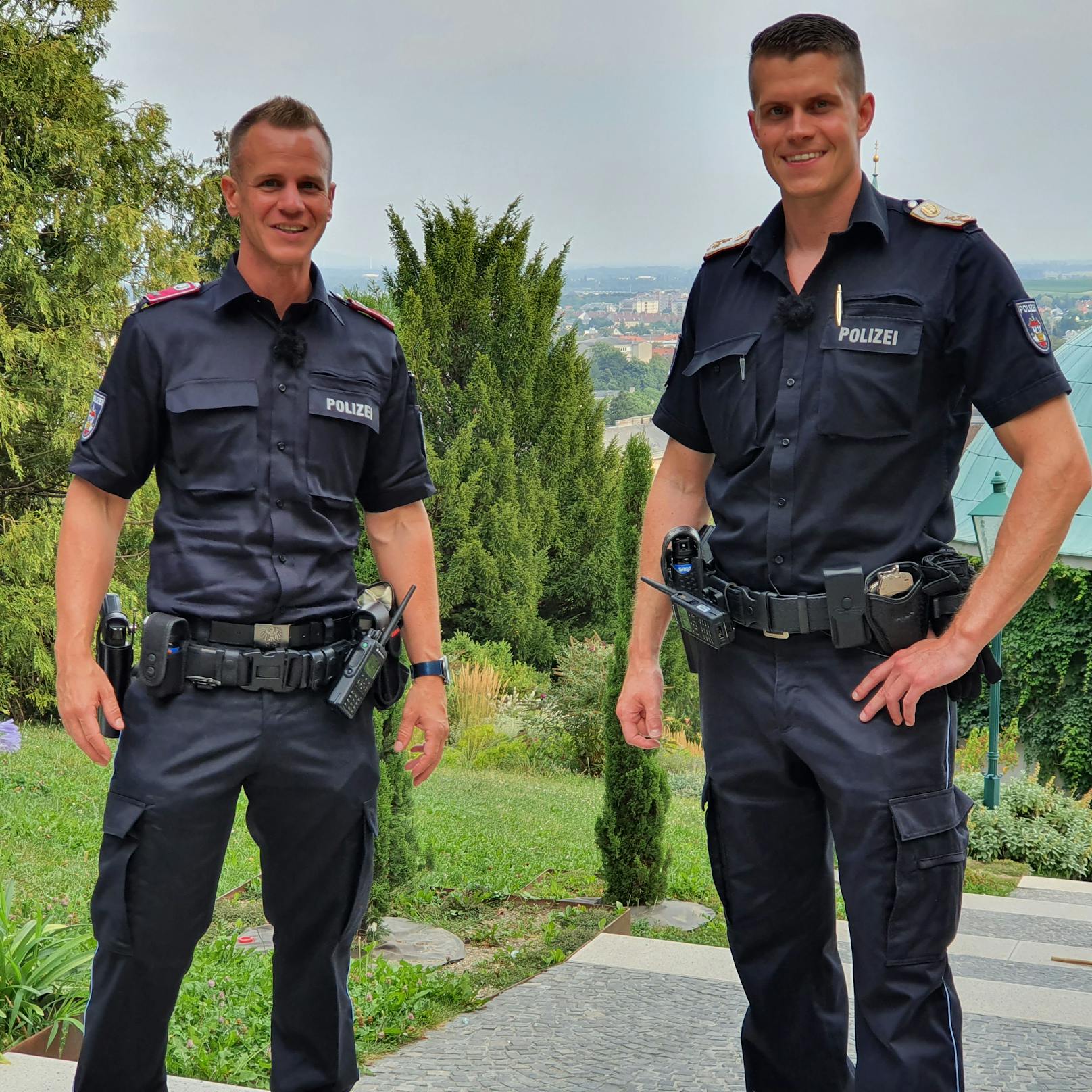 Polizisten-Duo Alexander und Sebastian