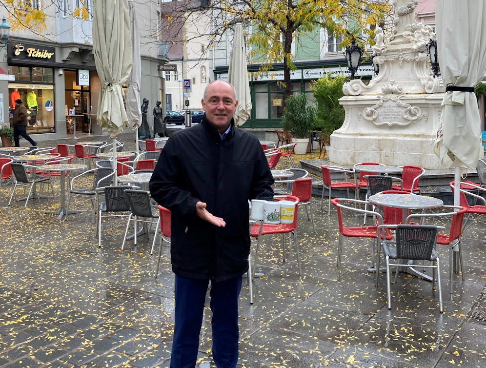 VP-Vizebürgermeister Matthias Adl will den St. Pöltner Christkindmarkt vom Rathausplatz auf die Innenstadt ausdehnen. 