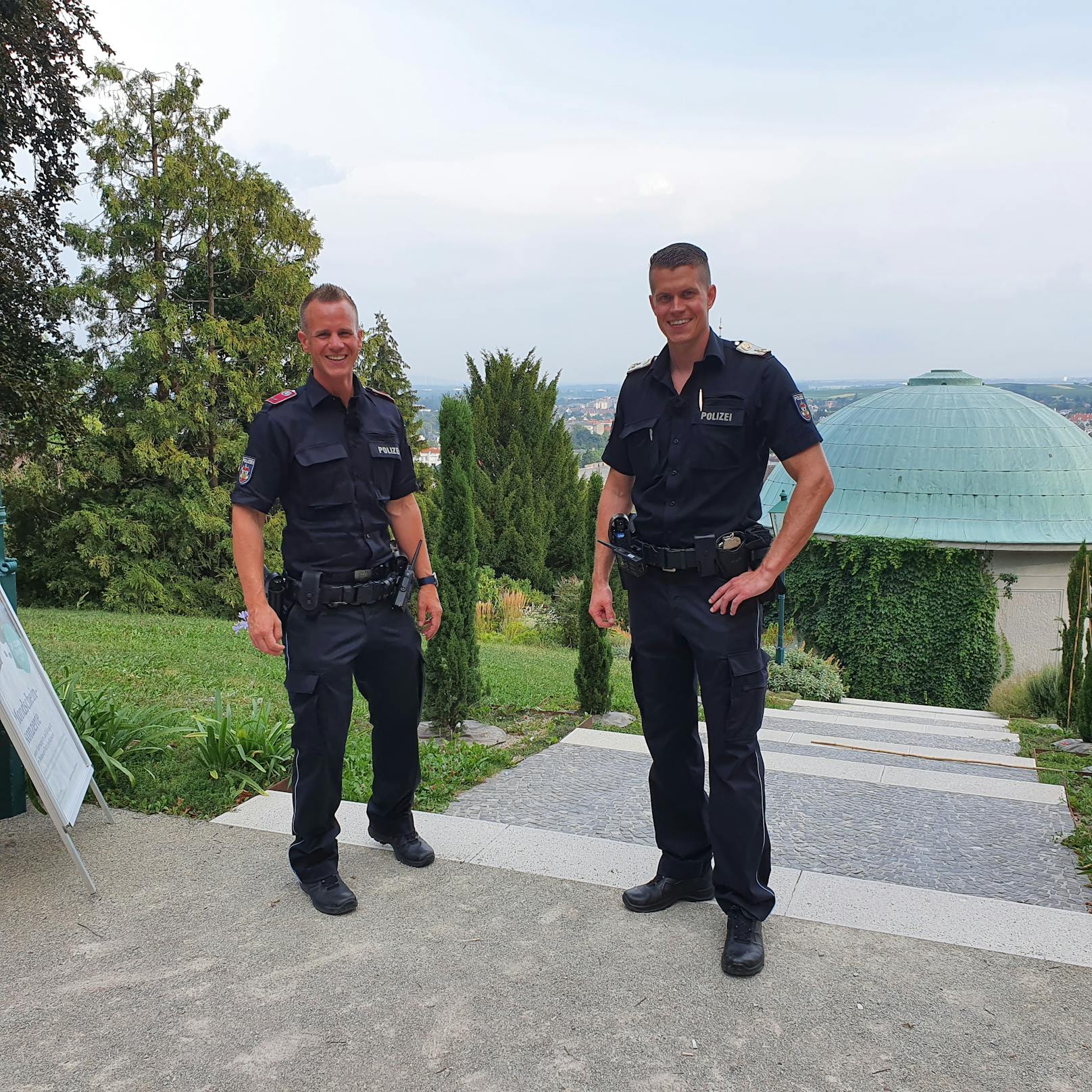 Polizisten-Duo Alexander und Sebastian