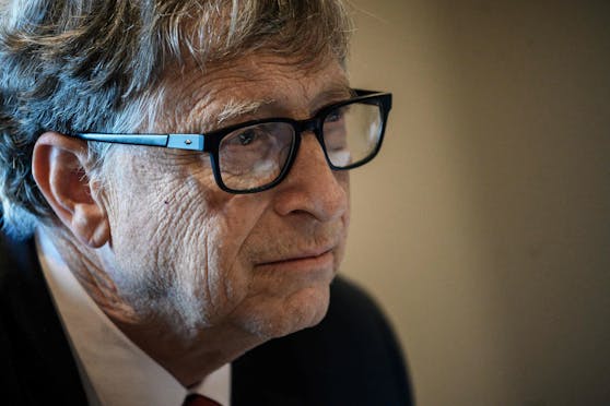 Microsoft-Gründer Bill Gates bei einer Konferenz in Paris, 2019