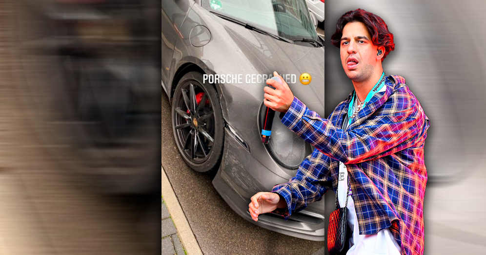 Der Porsche ist quasi hinüber.