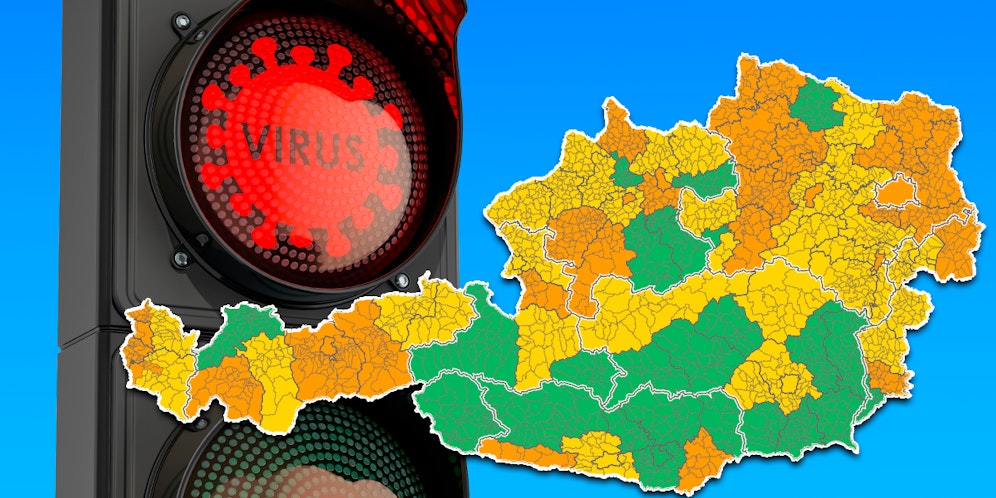 Diesen Bezirken droht rotes Licht auf der Corona-Ampel