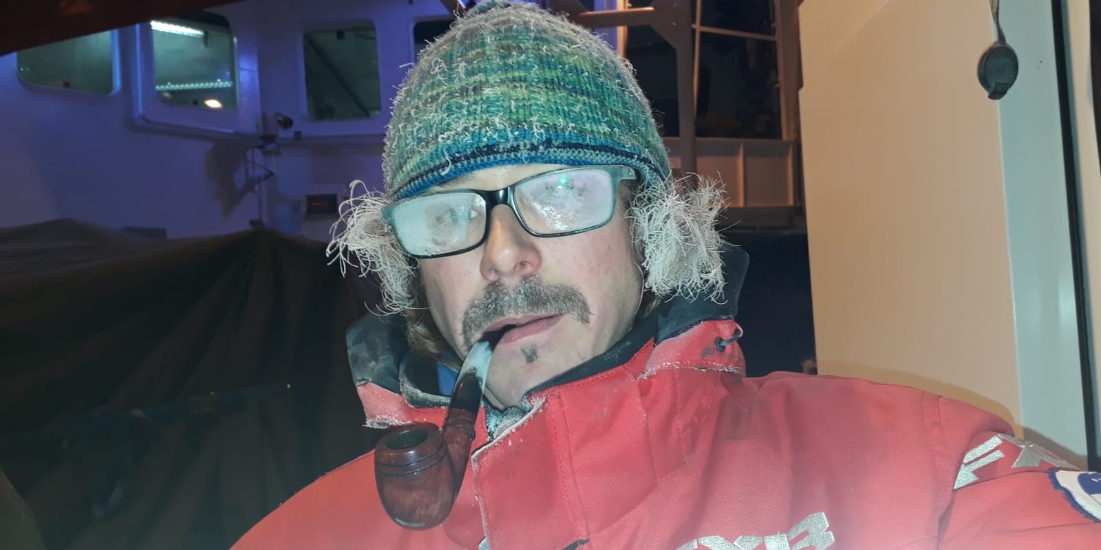 Thomas Sterbenz fand auch Spuren von Eisbären.