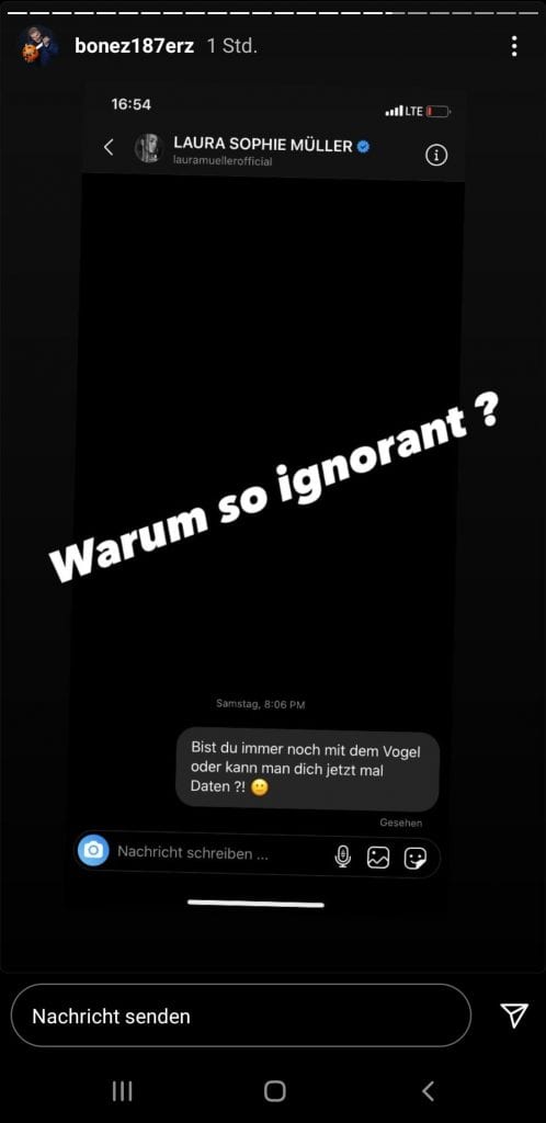 Keine Antwort von Laura.