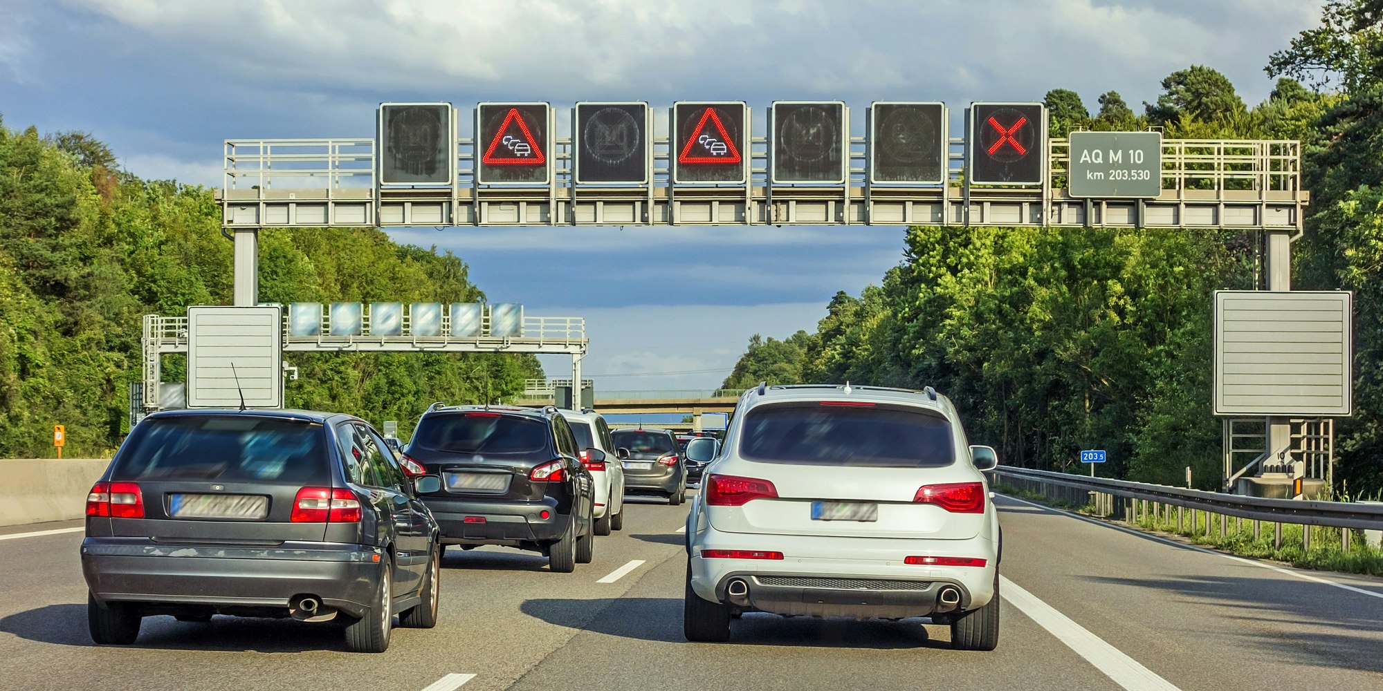 Der Massen-Crash ereignete sich auf der A9
