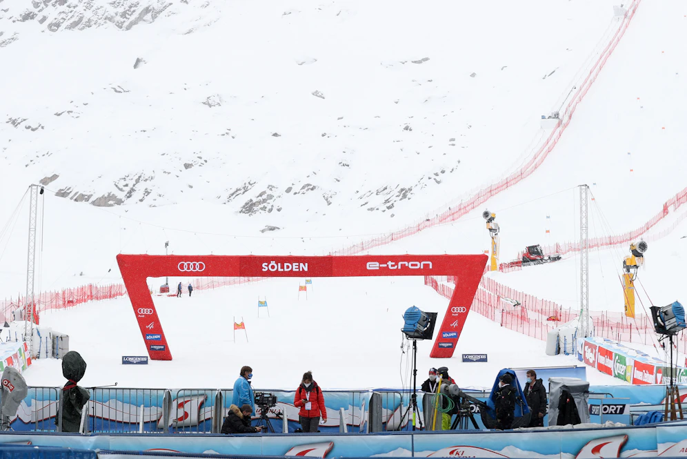 Der Saisonstart in Sölden wird von der Coronakrise überschattet.