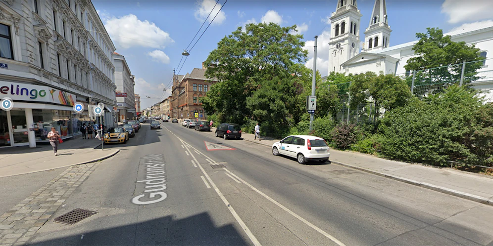 Der Vorfall ereignete sich in der Gudrunstraße in Wien-Favoriten.