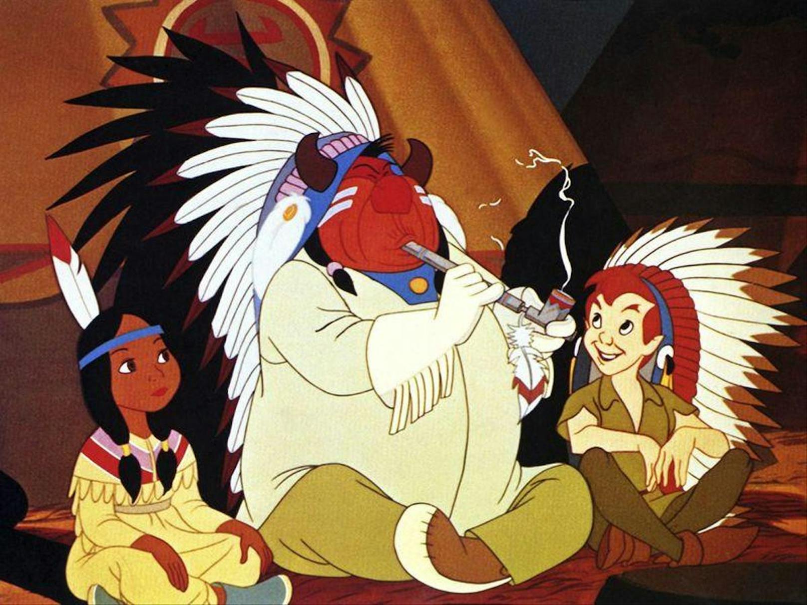 Eine "negative Darstellung von Menschen und Kulturen" findet laut Disney auch in "Peter Pan" (1953) statt. Die indigene Bevölkerung Nordamerikas wird im Film auf stereotypisierte Merkmale reduziert.