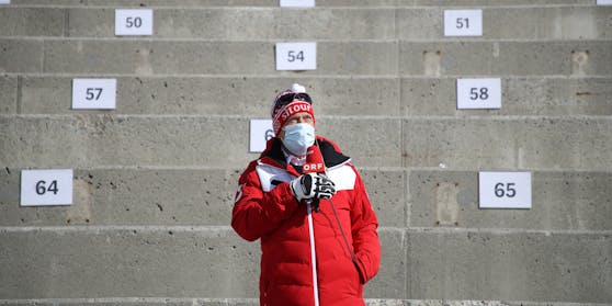 Peter Schröcksnadel allein auf weiter Flur.