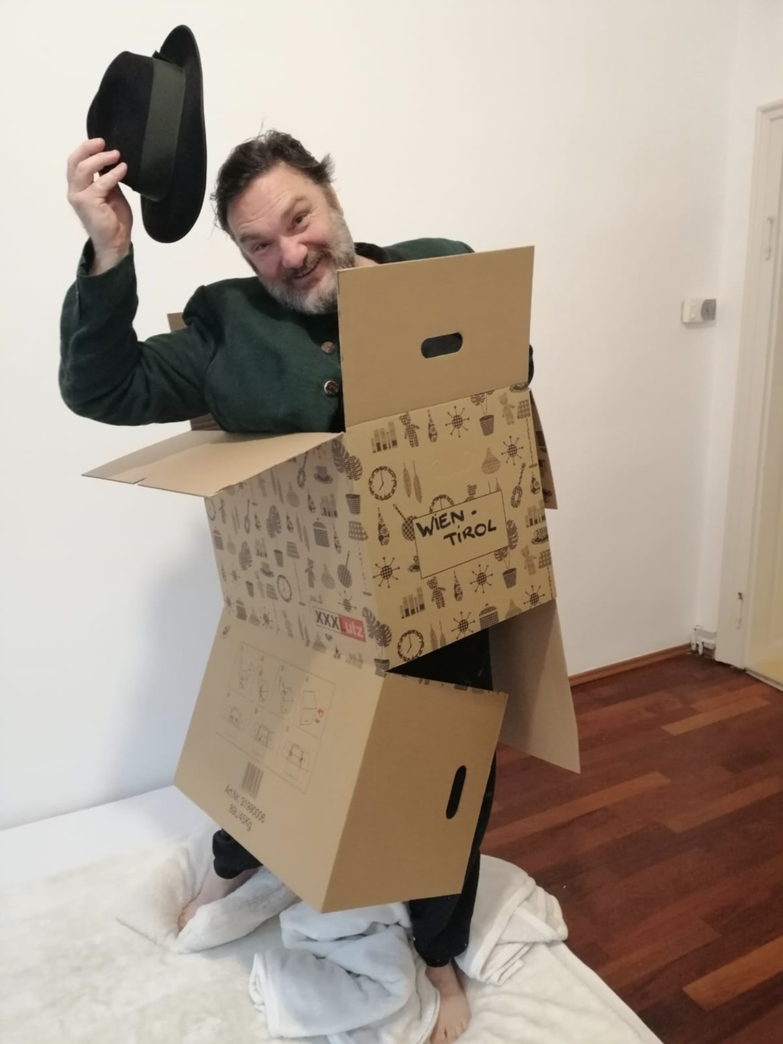 Er packt das schon: Leutgeb zieht ins Elternhaus nach Tirol.