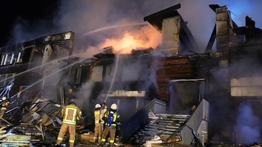 Die Auswiechschule in Dornbirn wurde komplett zerstört.