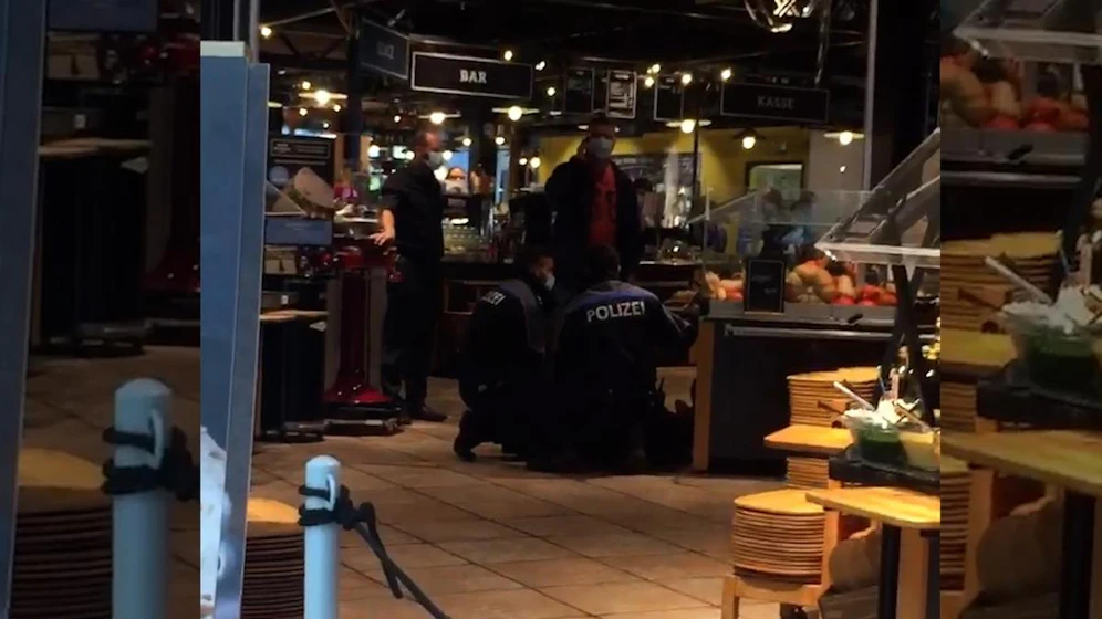 In der Schweiz: Polizei drückt 
