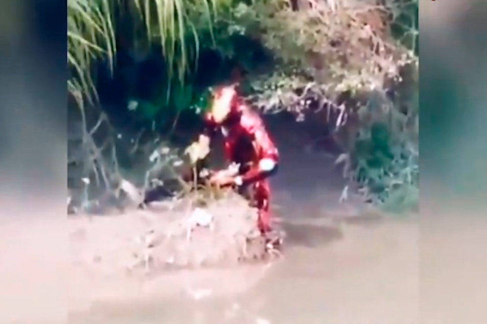 In einem indischen Dorf ist ein 