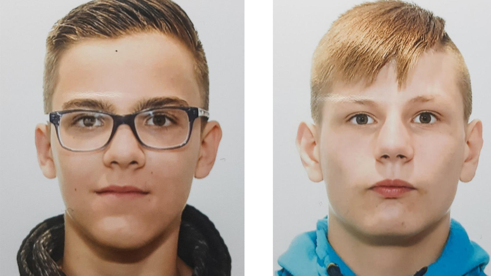 Leam (14) und Nic Karl (12) seit zwei Wochen vermisst.