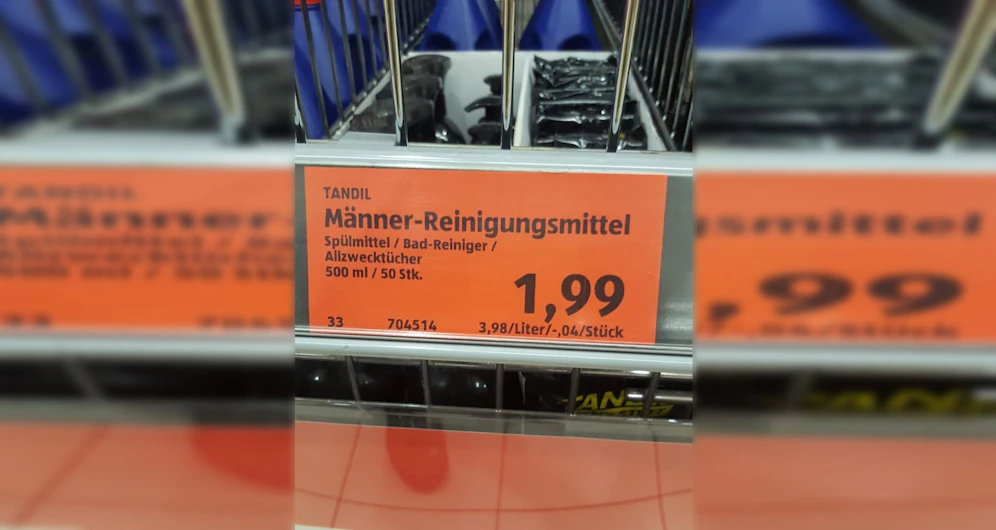 Keine Ausreden mehr: Männer haben eigenes Putzmittel