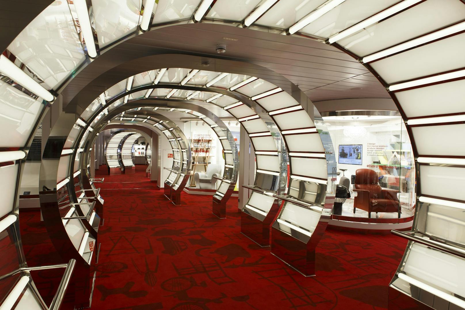 Das Costa Design Museum ist das erste Museum, das auf einem Kreuzfahrtschiff gebaut wurde.