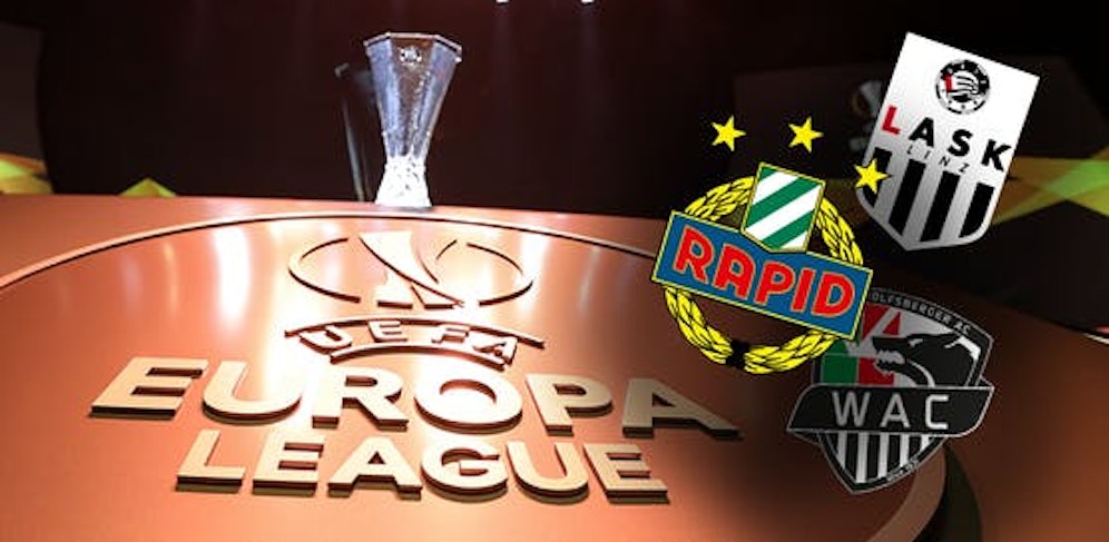 Die Gegner von Rapid, LASK und Wolfsberg.