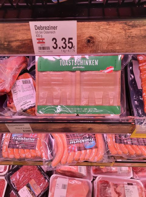 Eine Verpackung ohne Inhalt.