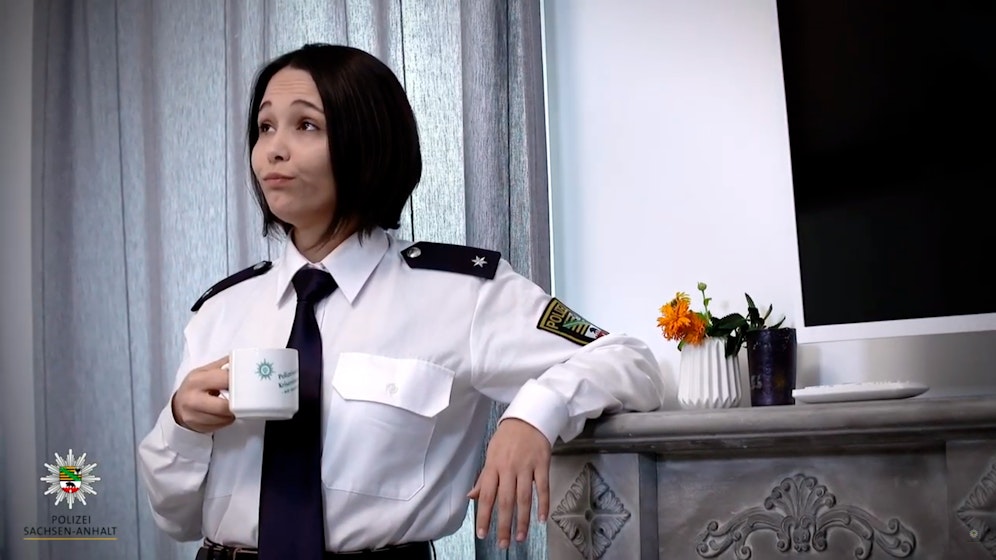 Lena Beyerling (25) ist das Gesicht der Polizei-Kampagne 