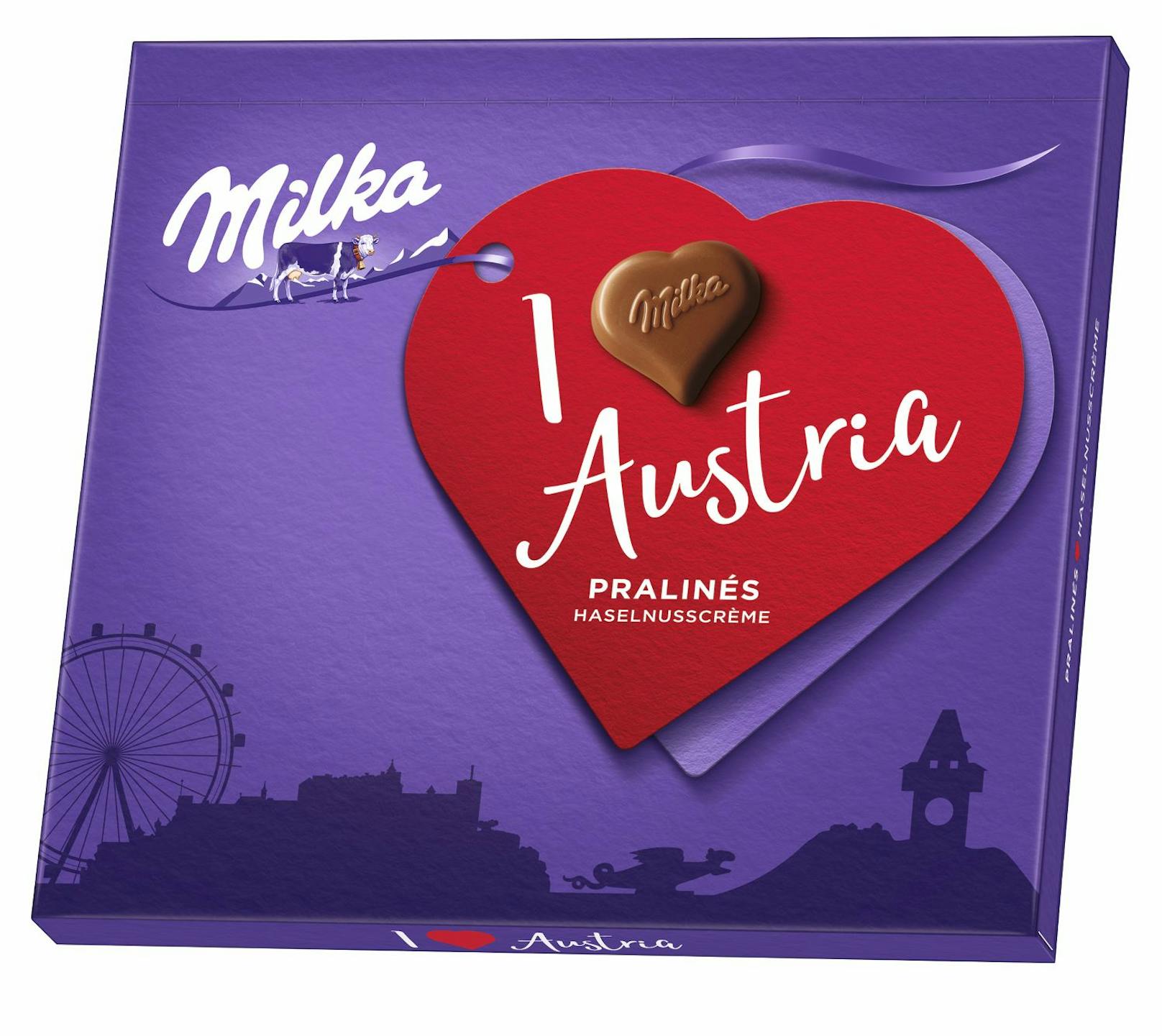 "I love Austria"- Milka-Schokopaket
